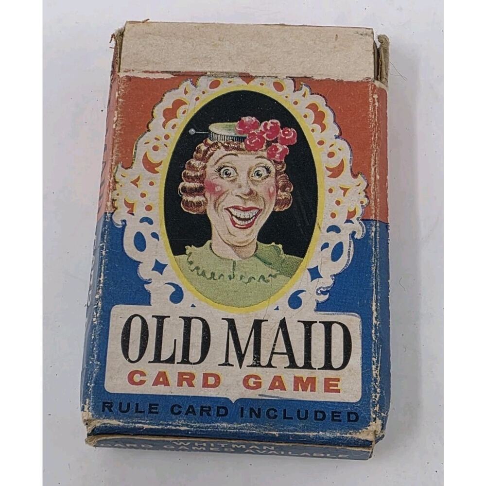 Vintage Whitman Old Maid Card Game